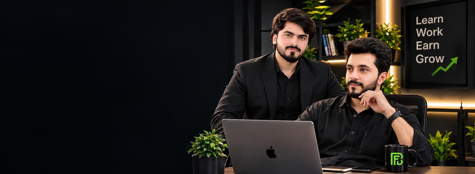 Learn, Work, Earn, Grow — Boost Up Future team at work